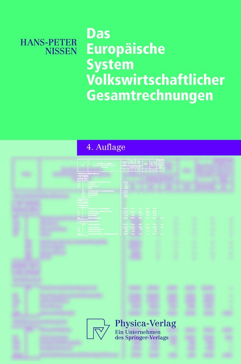 Das Europäische System Volkswirtschaftlicher Gesamtrechnungen Law