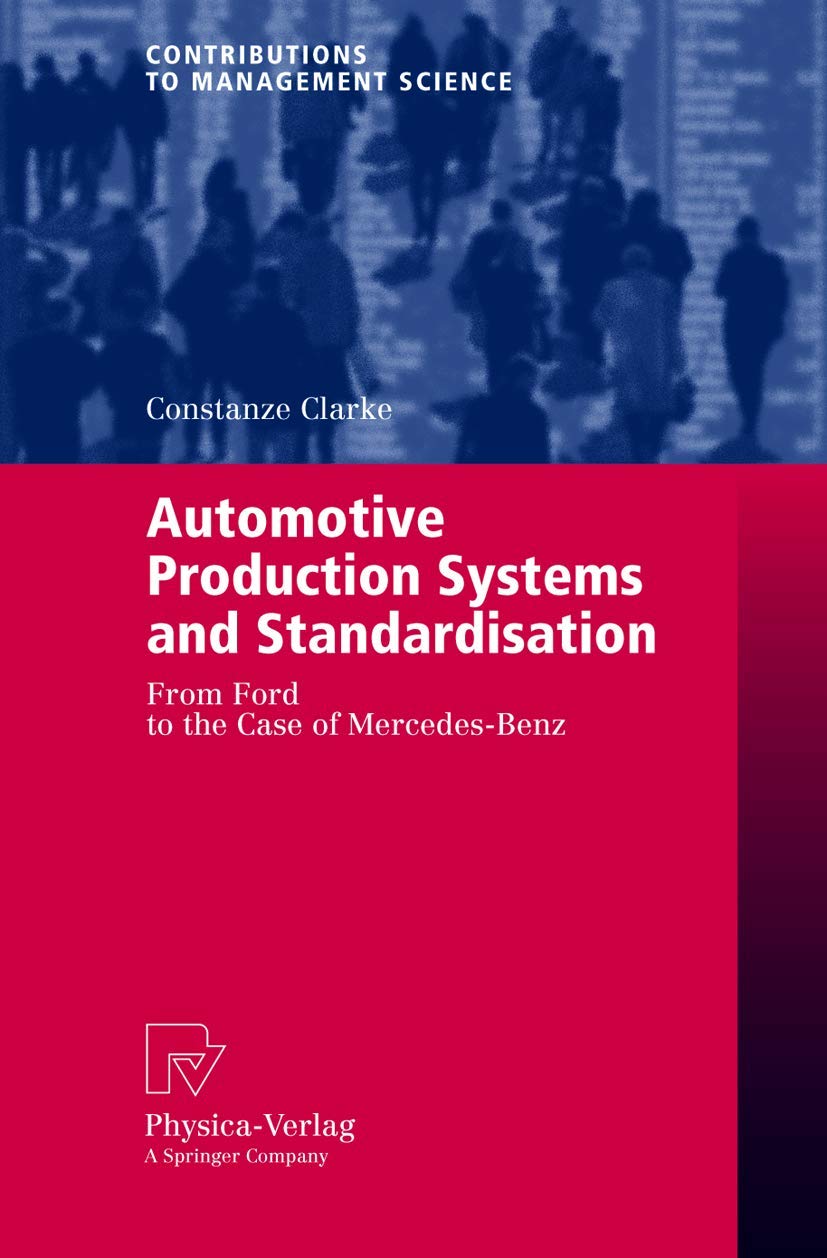 Automotive Production Systems and Standardisation Law Books