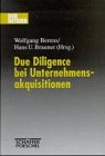 Product Image: Due Diligence bei Unternehmensakquisitionen