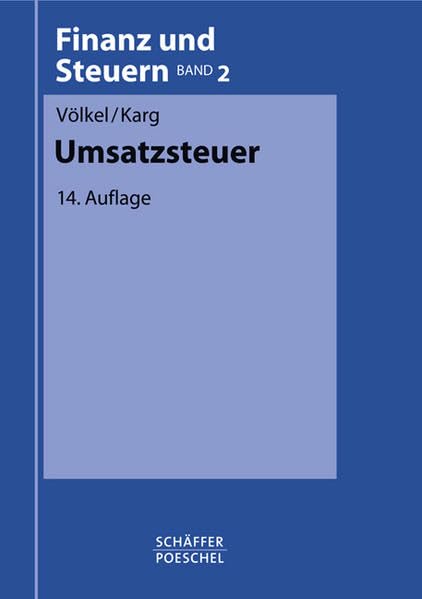 Umsatzsteuer (Finanz und Steuern - Blaue Reihe / Lehrbücher) Law
