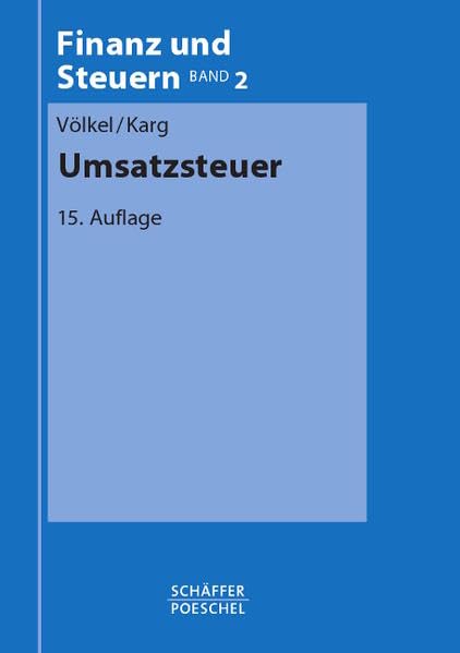 Umsatzsteuer (Finanz und Steuern - Blaue Reihe / Lehrbücher) Law
