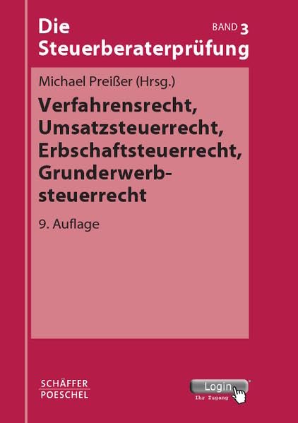Verfahrensrecht, Umsatzsteuerrecht, Erbschaftsteuerrecht, Grunderwerbsteuerrecht book