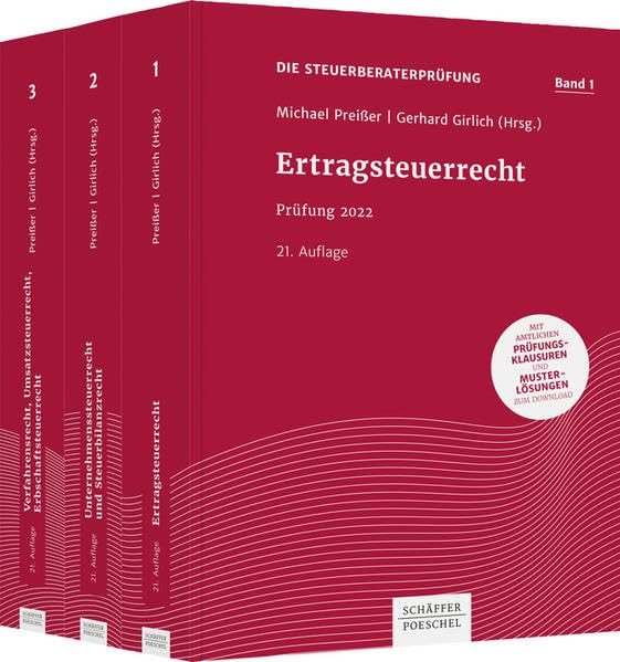 Die Steuerberaterprüfung: Prüfung 2022, Paket - Bände 1-3 Law