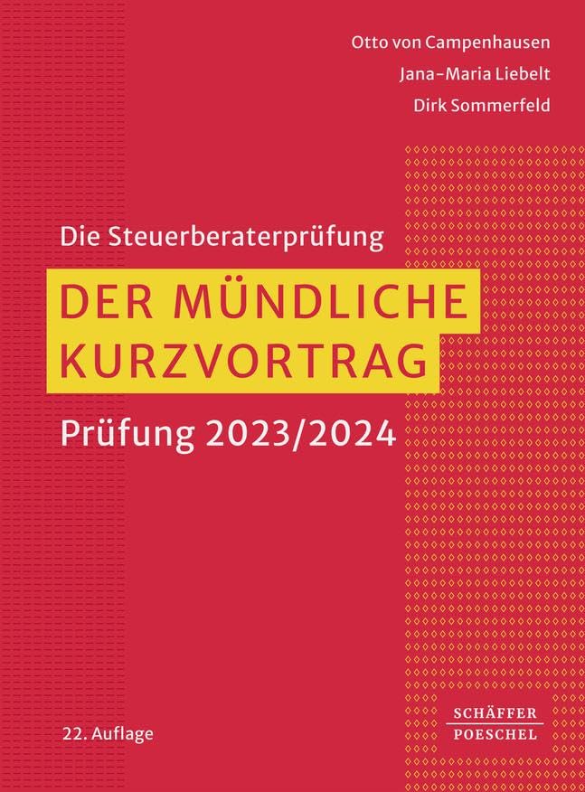 Der mündliche Kurzvortrag Law