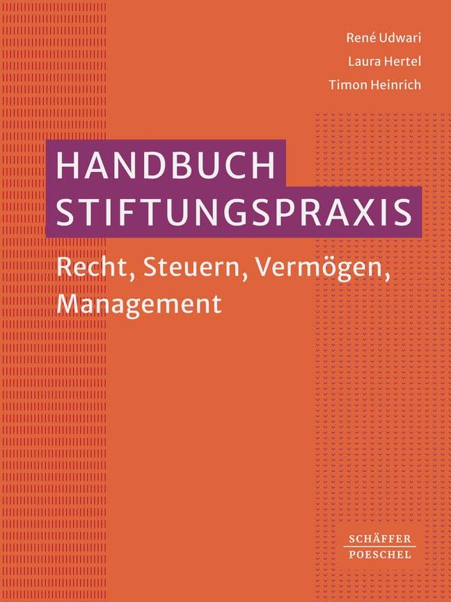 Handbuch Stiftungspraxis Law
