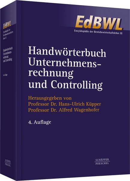 Handwörterbuch Unternehmensrechnung und Controlling (HWU) Law