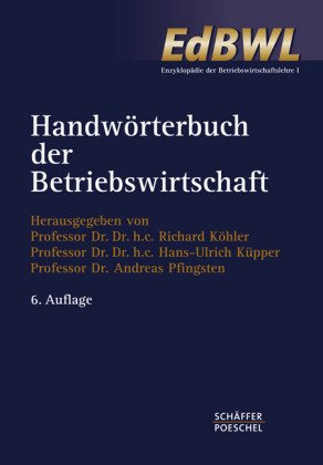 Handwörterbuch der Betriebswirtschaft (HWB) 1 book
