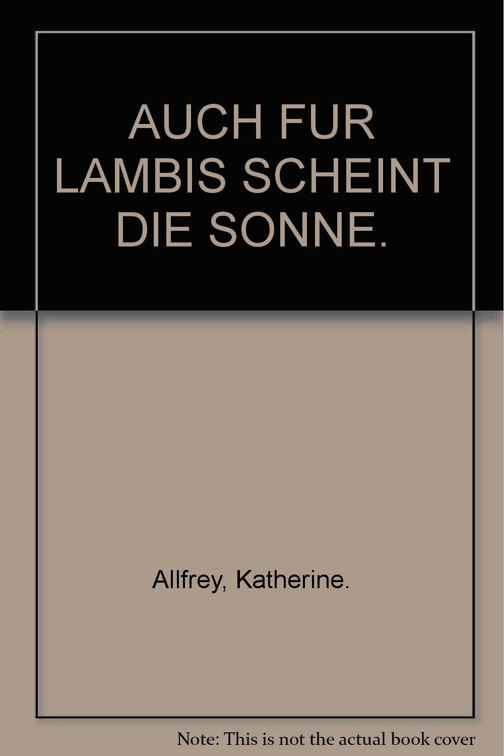 Auch für Lambis scheint die Sonne. Books
