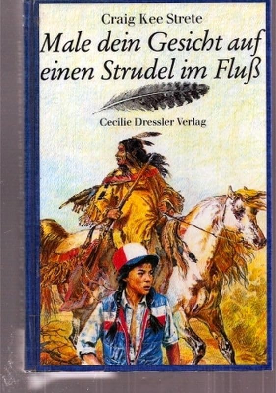 Male dein Gesicht auf einen Strudel im Fluß Books