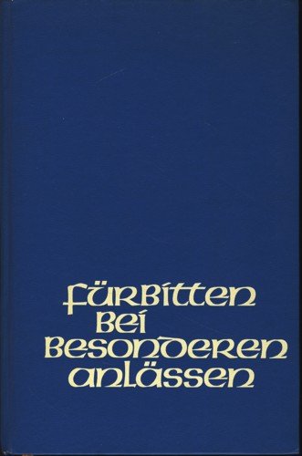 Fürbitten bei besonderen Anlässen Books