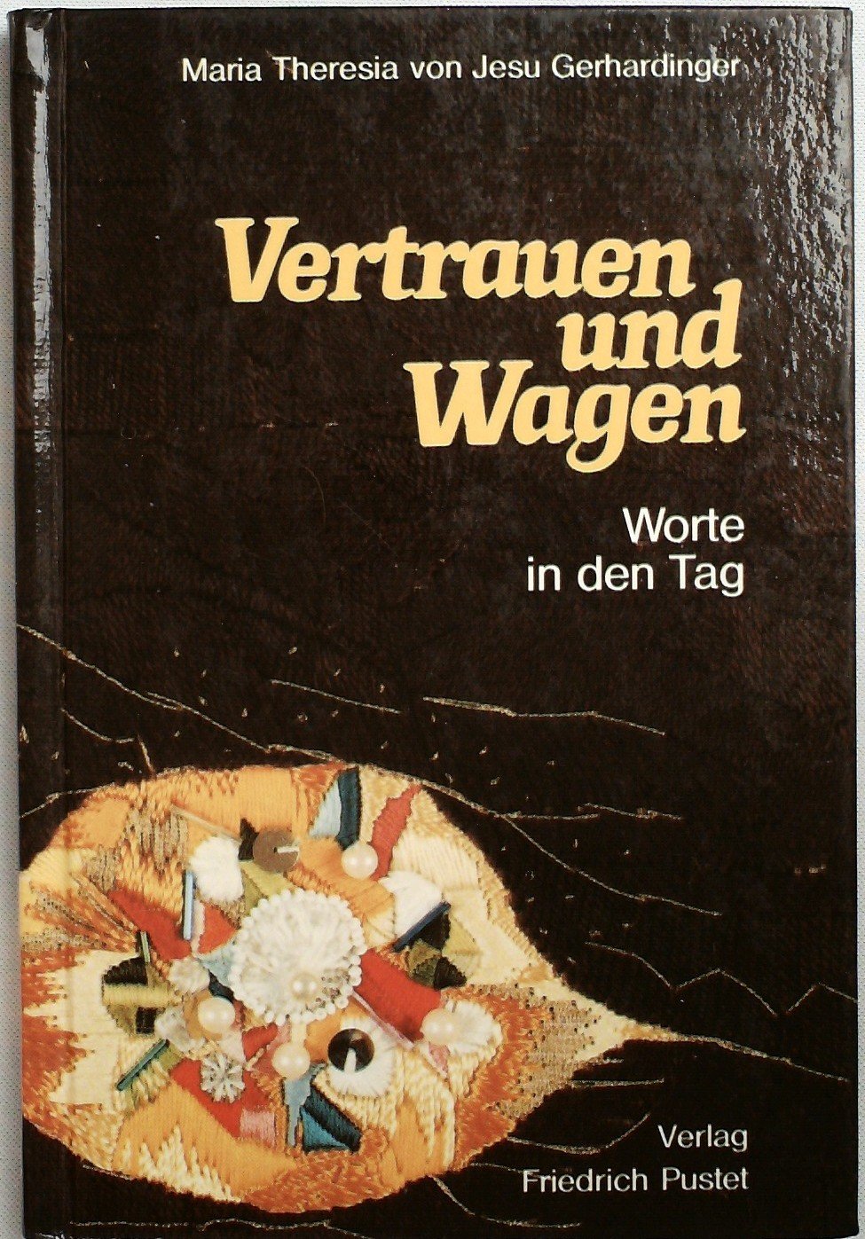 Vertrauen und Wagen. Worte in den Tag Lifestyle
