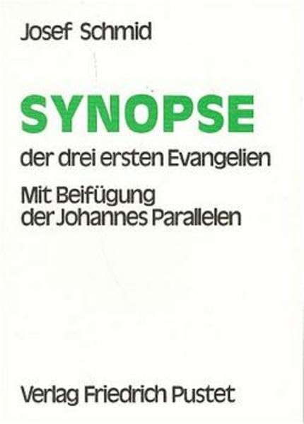 Synopse der drei ersten Evangelien: Mit Beifügung der Johannes-Parallelen (Studienliteratur) Second hand books on Religion & Esotericism