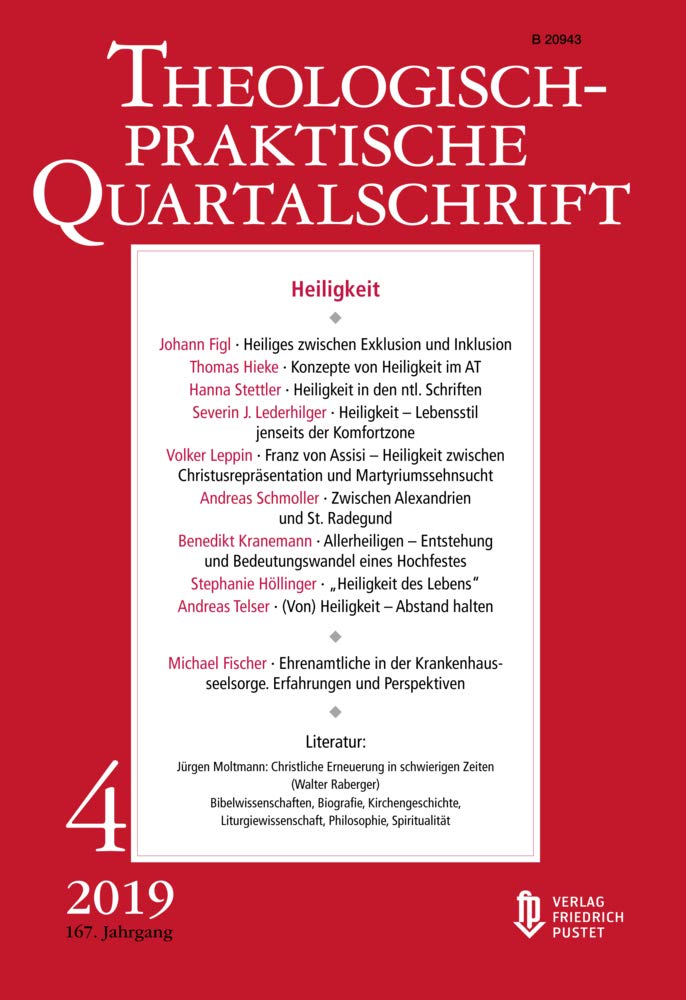 Heiligkeit: Theologisch-praktische Quartalschrift 4/2019 Film, Art & Culture