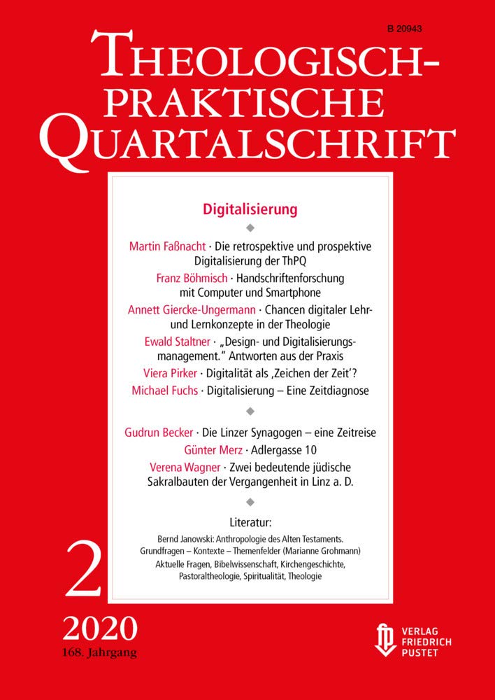 Digitalisierung: Theologisch-praktische Quartalschrift 2/2020 Medicine