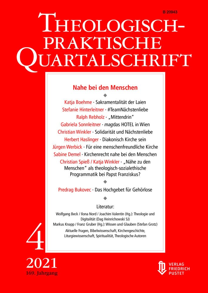 Nahe bei den Menschen: Theologisch-praktische Quartalschrift 4/2021 Religion & Esotericism