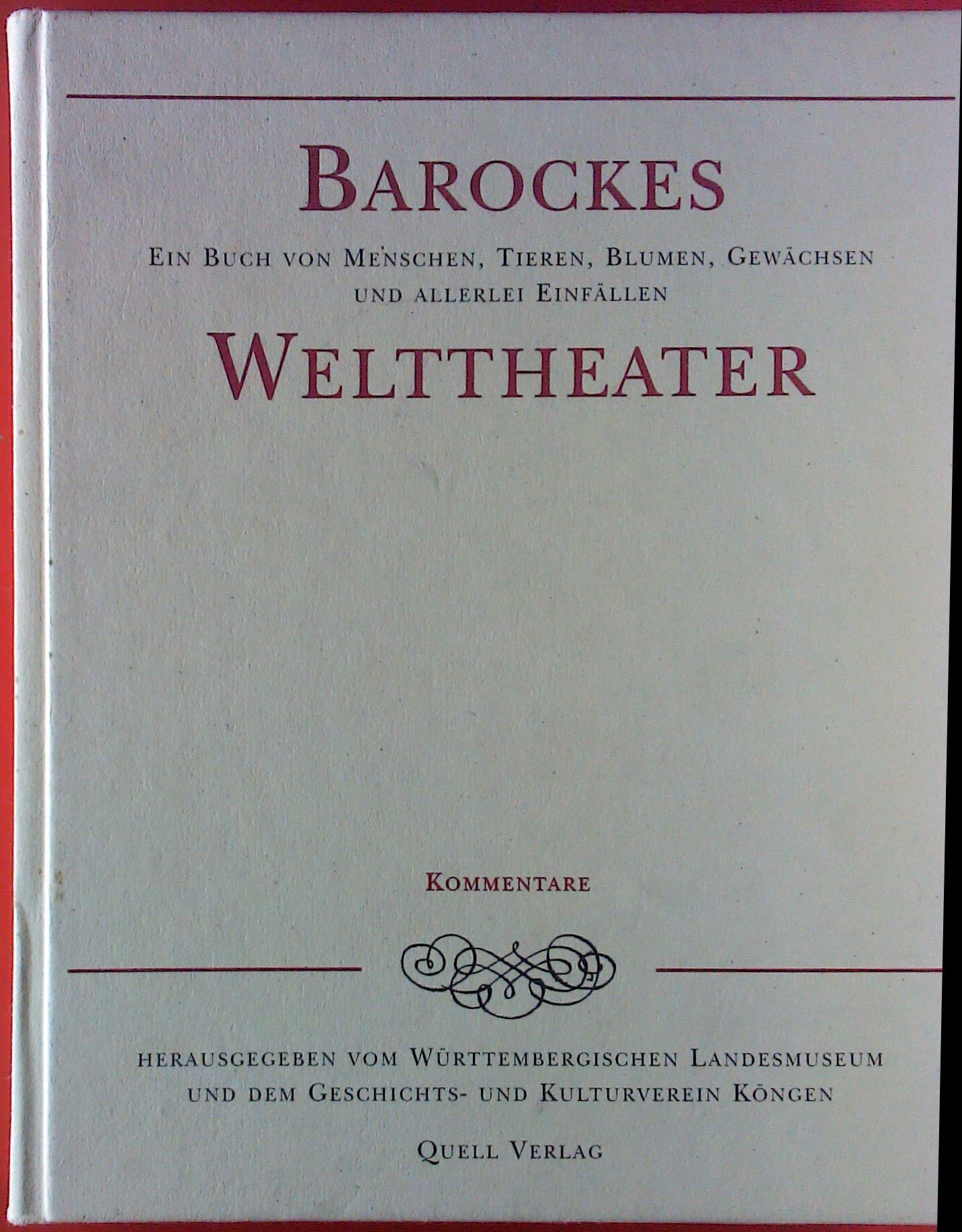 Barockes Welttheater: Ein Buch von Menschen, Tieren, Blumen, Gewächsen und allerlei Einfällen, 2 Bände Film, Art & Culture