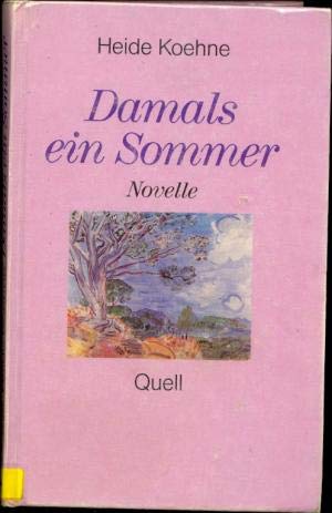 Product Image: Damals ein Sommer: Novelle