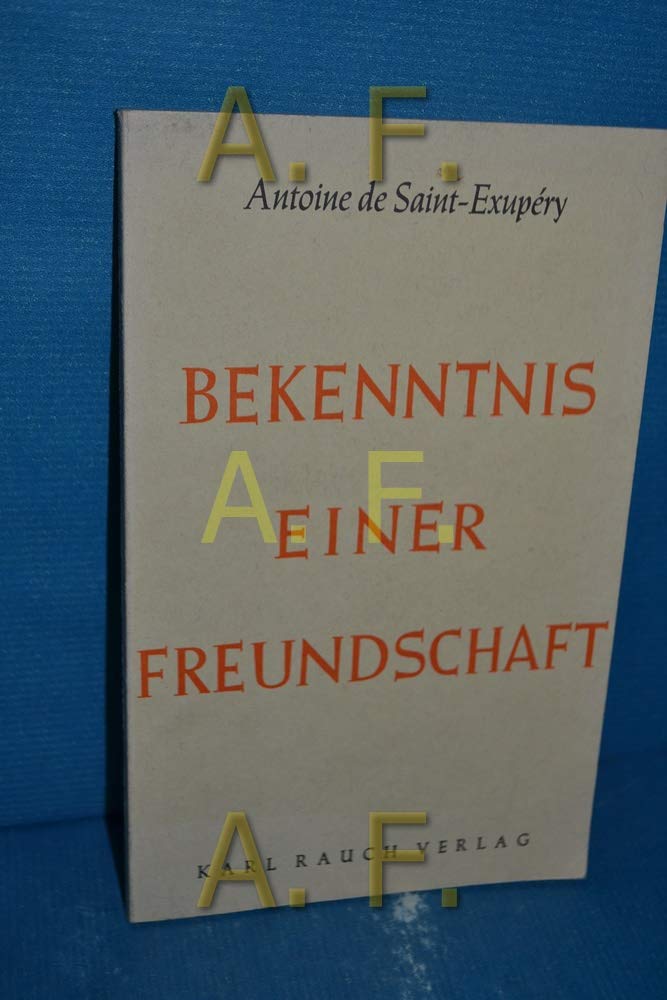 Bekenntnis einer Freundschaft Classics