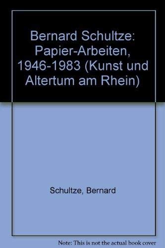 Bernard Schultze Papier-Arbeiten, 1946-1983 Books