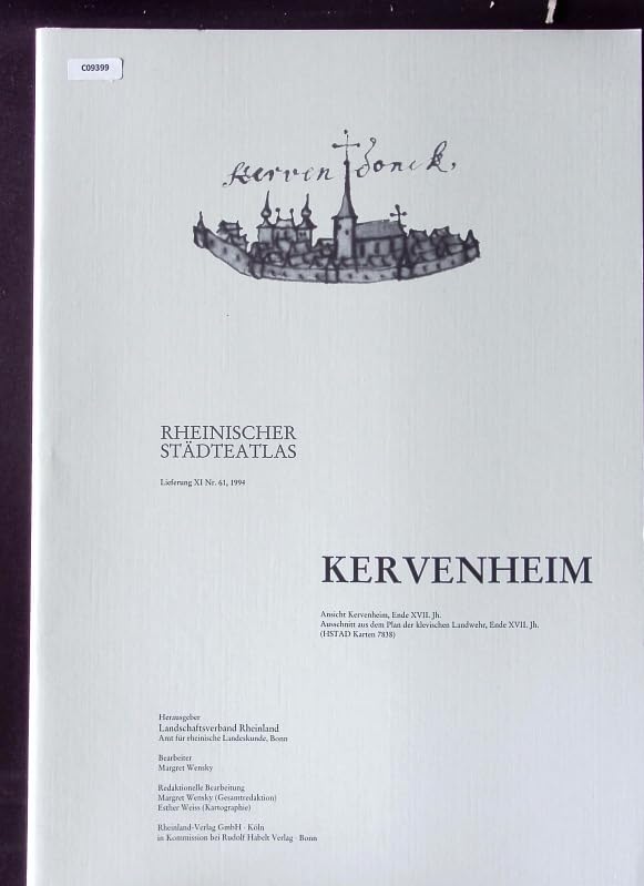 Rheinischer Städteatlas / Kervenheim Books