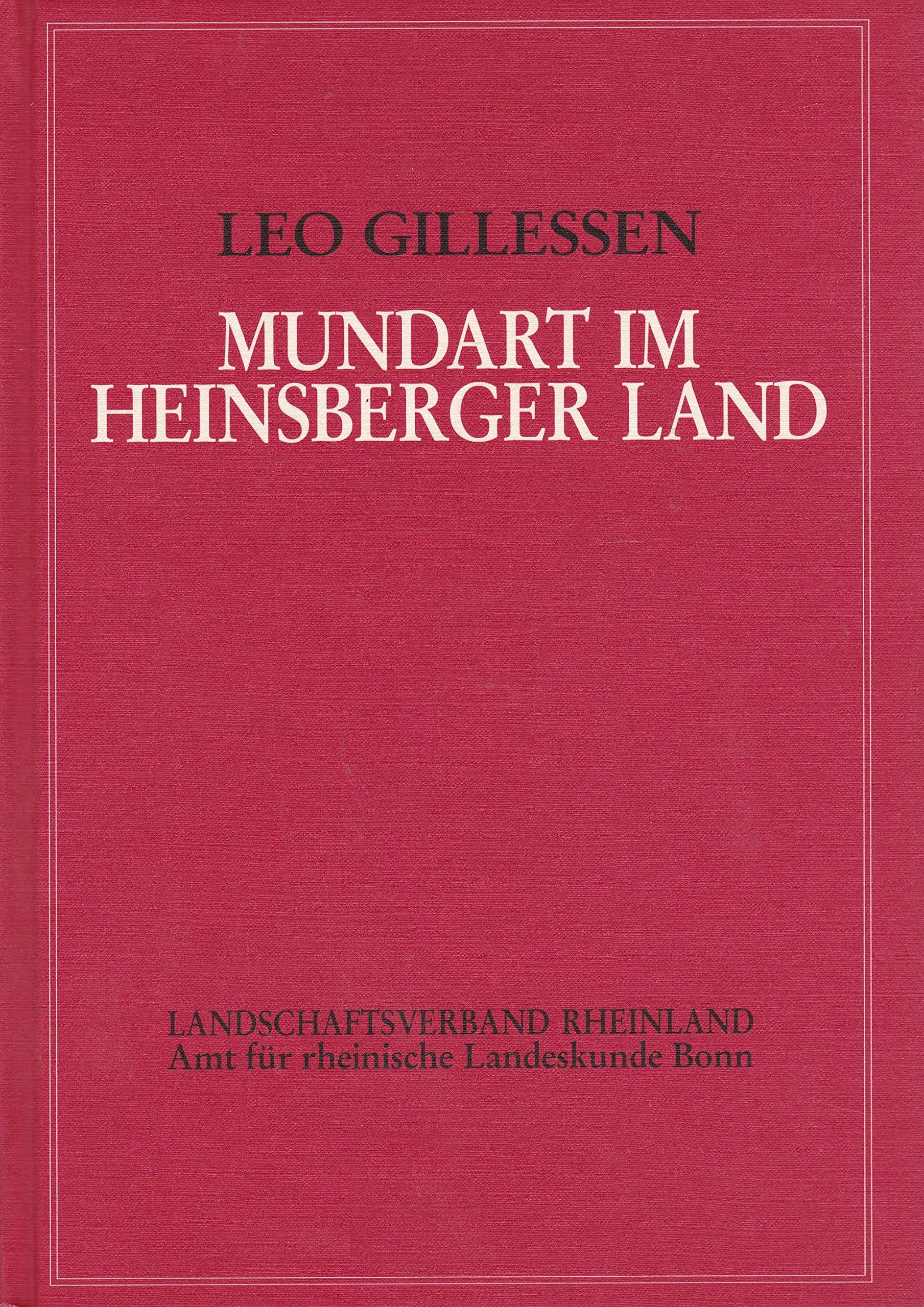 Mundart im Heinsberger Land. Dremmener Wörterbuch Learning & Reference