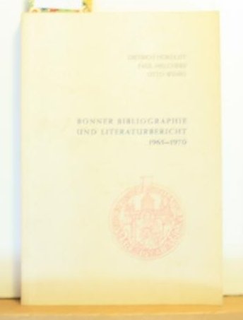 Bonner Bibliographie und Literaturbericht 1965-1970 Books