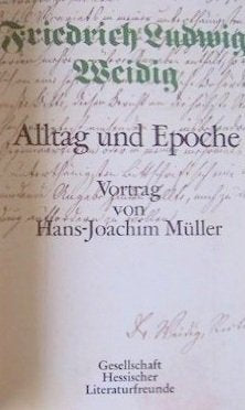 Alltag und Epoche im Leben des Friedrich Ludwig Weidig book