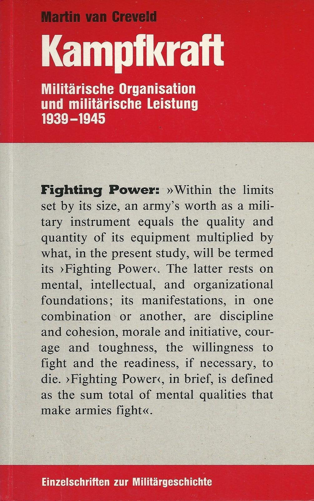 Kampfkraft German history books