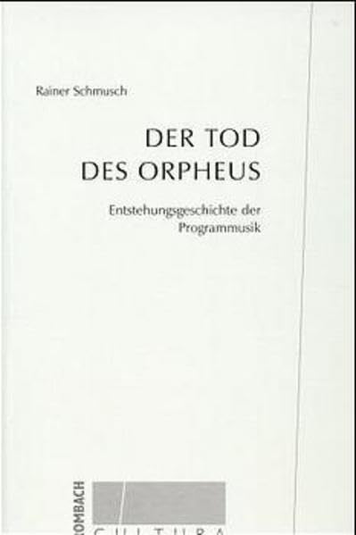 Der Tod des Orpheus Arts & Music Books