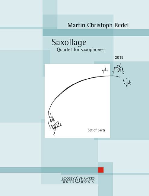 Saxollage: Quartet for saxophones. op. 94. 4 Saxophone (SATBar). Stimmensatz. Arts & Music