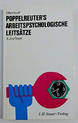 Poppelsreuter's Arbeitspsychologische Leitsätze Professional & Reference Books