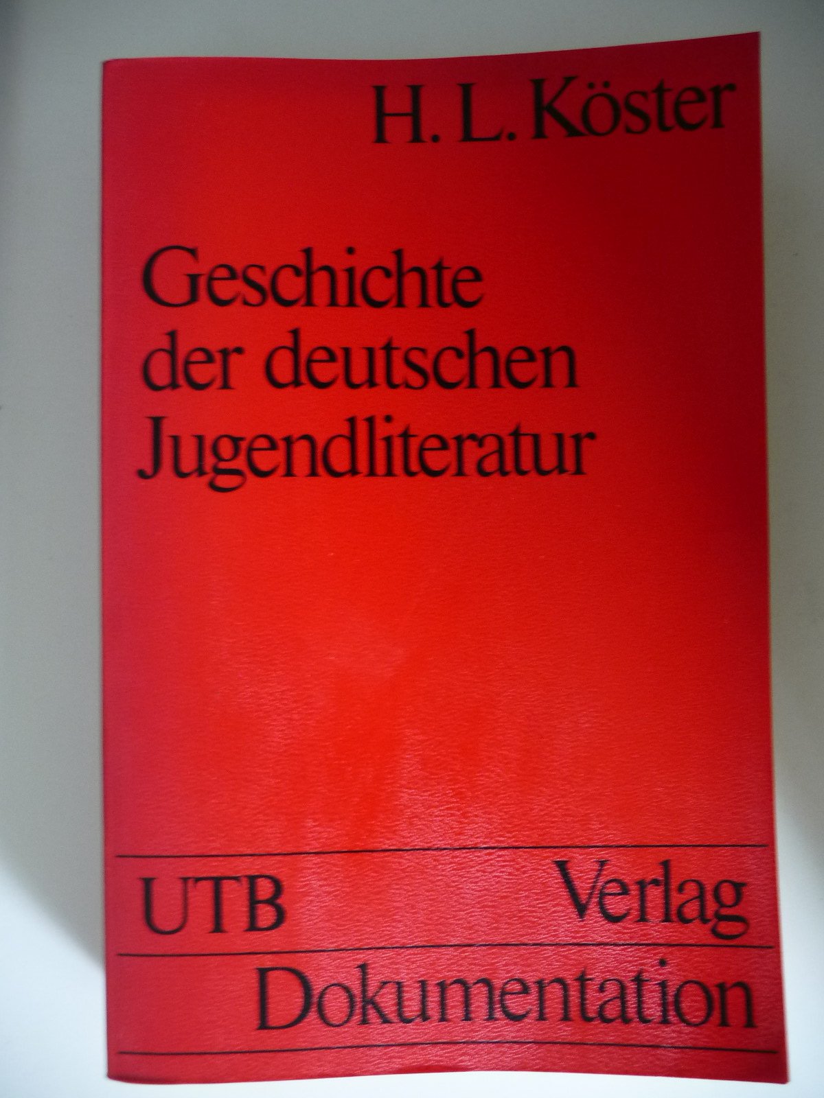 Geschichte der deutschen Jugendliteratur. Unveränderter berechtigter Nachdruck Professional & Reference Books
