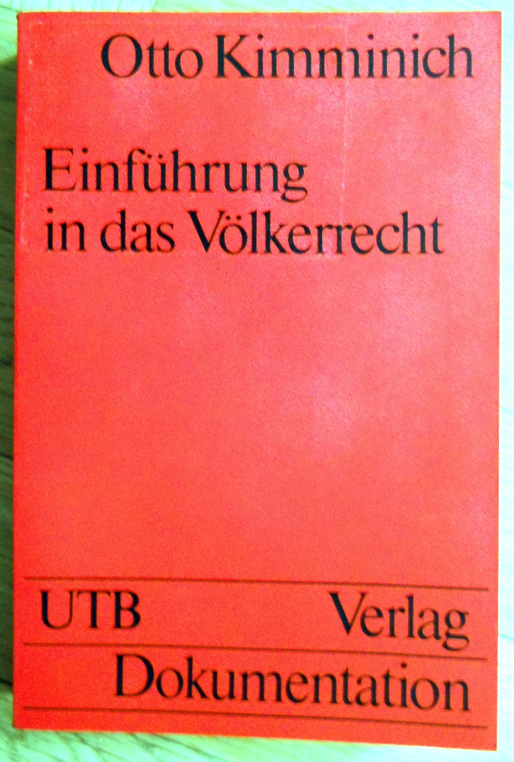 Product Image: Einführung in das Völkerrecht.