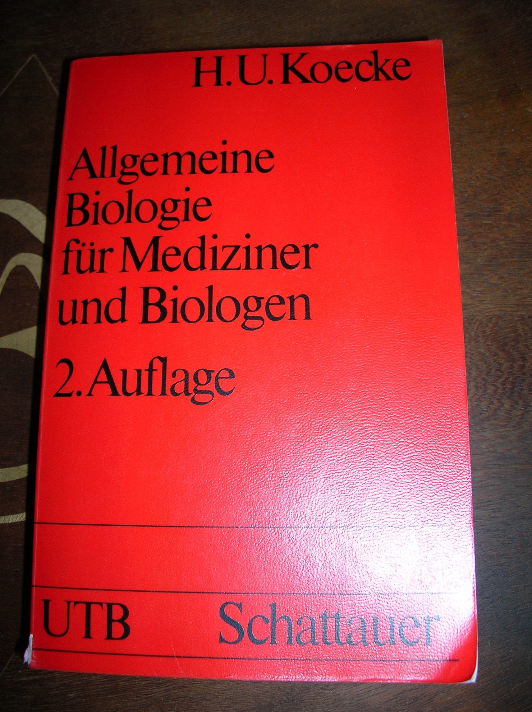Allgemeine Biologie Mediziner und Biologen Professional & Reference Books