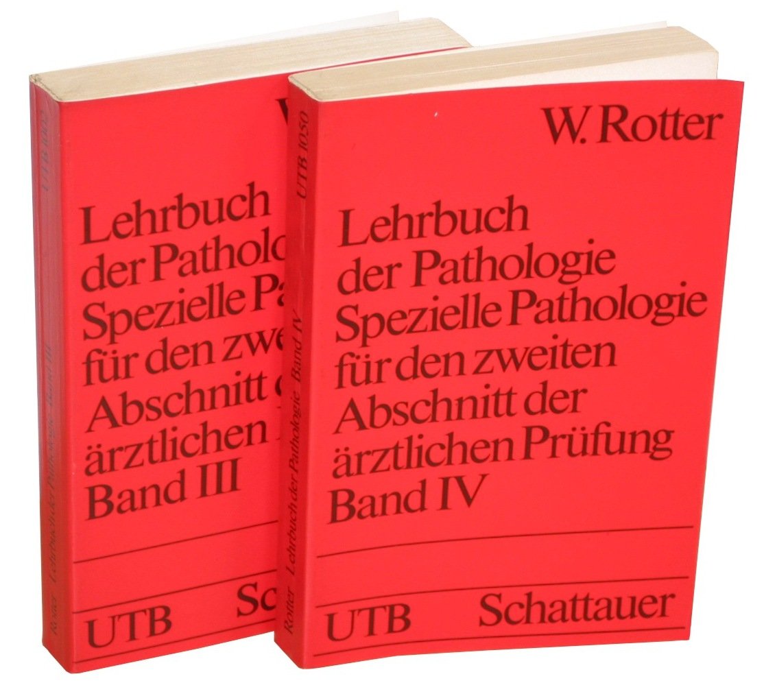 Lehrbuch der Pathologie. Spezielle Pathologie für den zweiten Abschnitt der ärztlichen Prüfung. 2 Bde. (= UTB 1002+1050) Books
