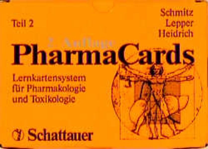 PharmaCards - Set / Lernkartensystem für Pharmakologie und Toxikologie: PharmaCards, Tl.2, Kapitel 14-22 Professional & Reference Books