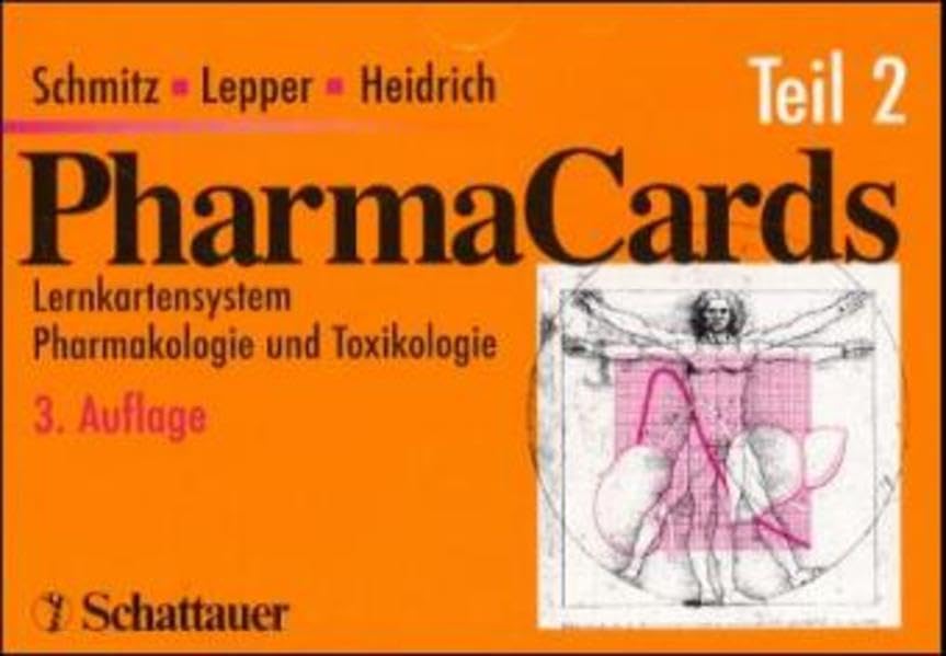 Pharmakards - Set / Lernkartensystem Pharmakologie und Toxikologie: PharmaCards, Tl.2, Kapitel 15-24 Medicine
