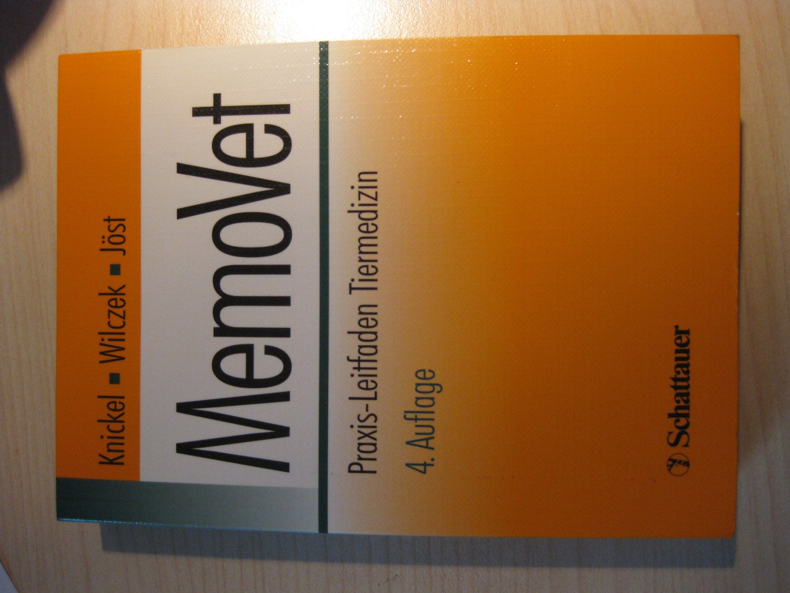 MemoVet - Praxis-Leitfaden Tiermedizin Medicine
