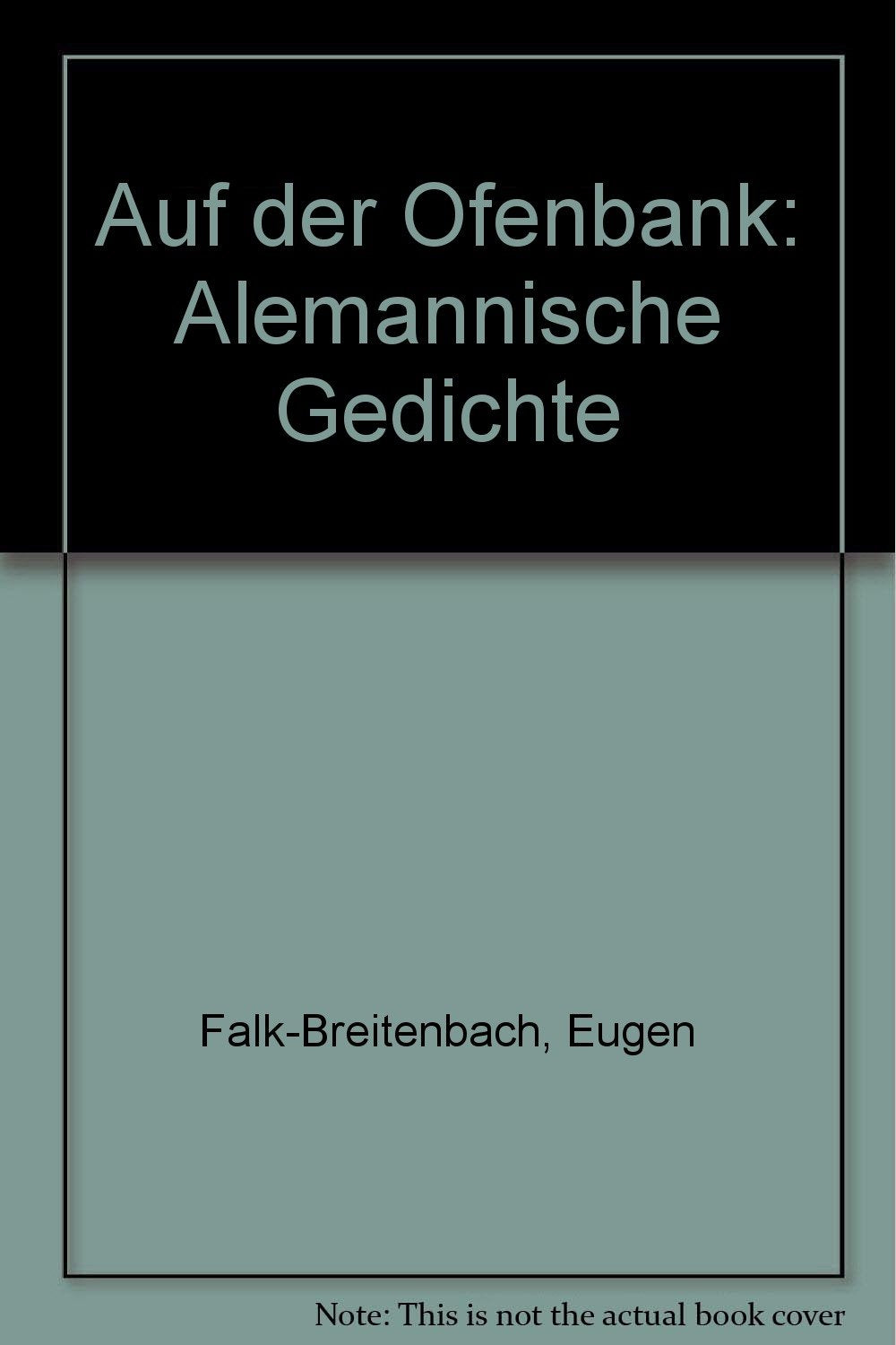 Auf der Ofenbank: Alemannische Gedichte Books