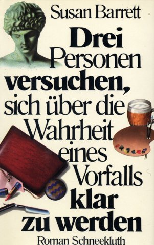 Drei Personen versuchen, sich über die Wahrheit eines Vorfalls klar zu werden Books