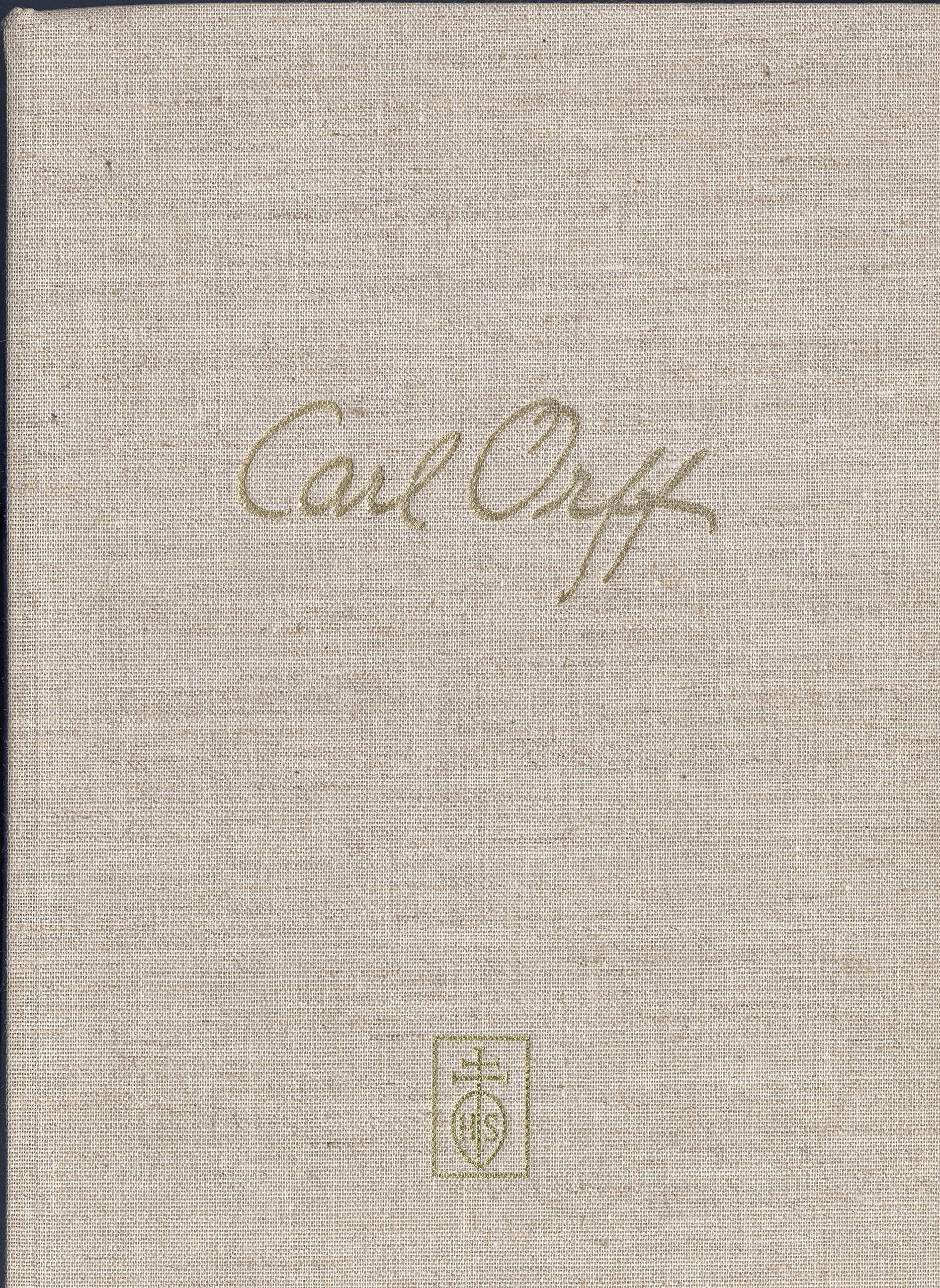 Carl Orff und sein Werk. Bd 1. Frühzeit. Erinnerung. Der Weg zum Werk Books
