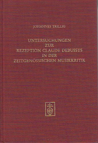 Untersuchungen zur Rezeption Claude Debussys in der zeitgenössischen Musikkritik Pop culture