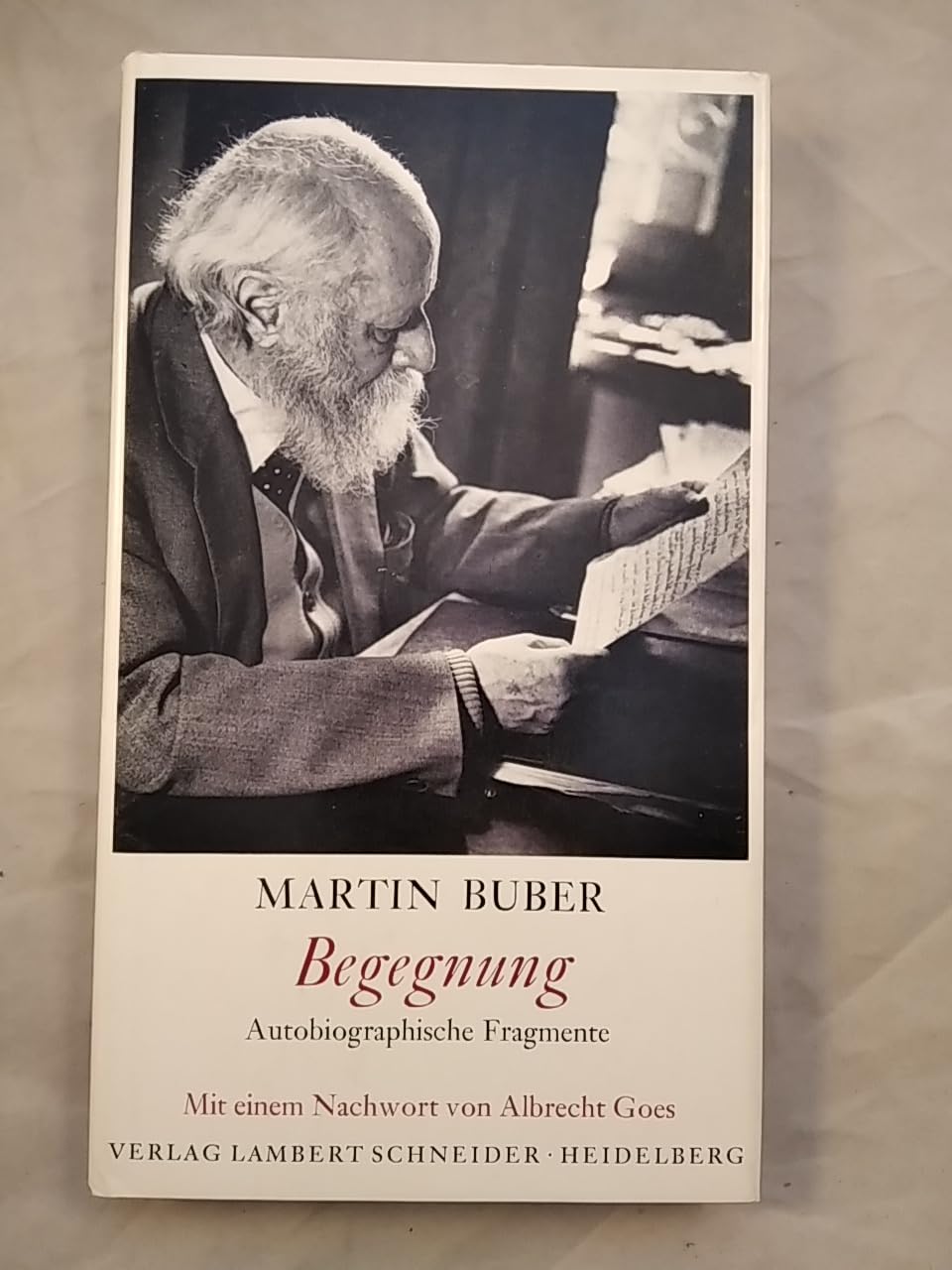 Begegnung. Autobiographische Fragmente Religion & Esotericism