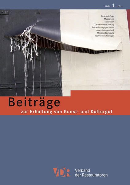 VDR-Beiträge zur Erhaltung von Kunst- und Kulturgut: Heft 1/2011 Books