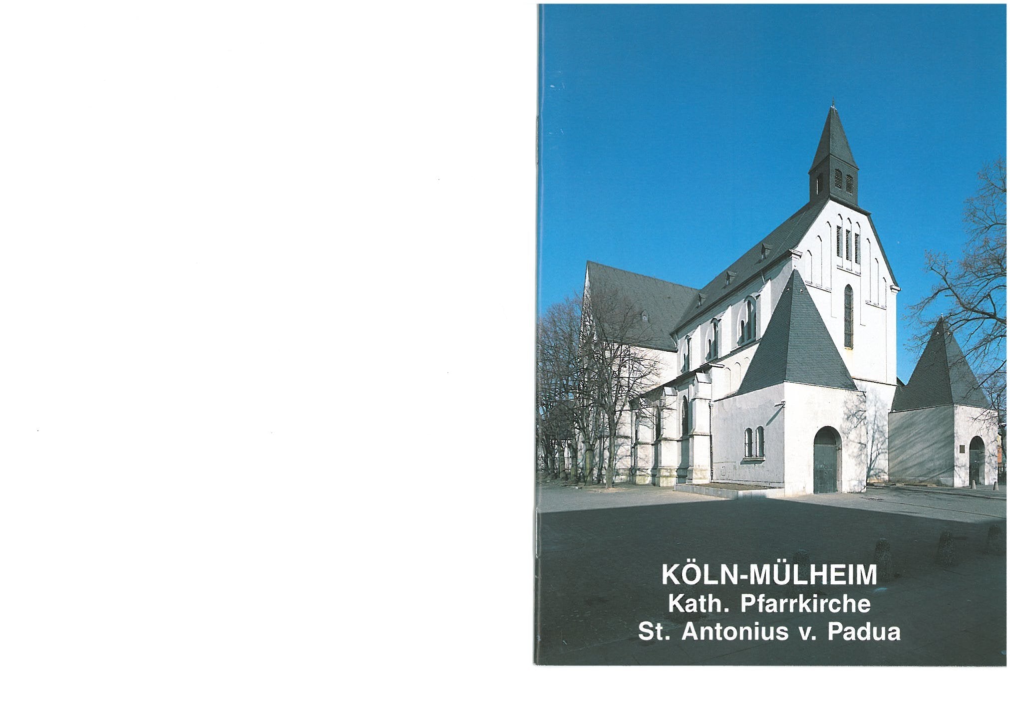 Köln: Kath. Pfarrkirche St. Antonius von Padua Mülheim (Kleine Kunstführer / Kleine Kunstführer / Kirchen u. Klöster, Band 2317) Art & Literature