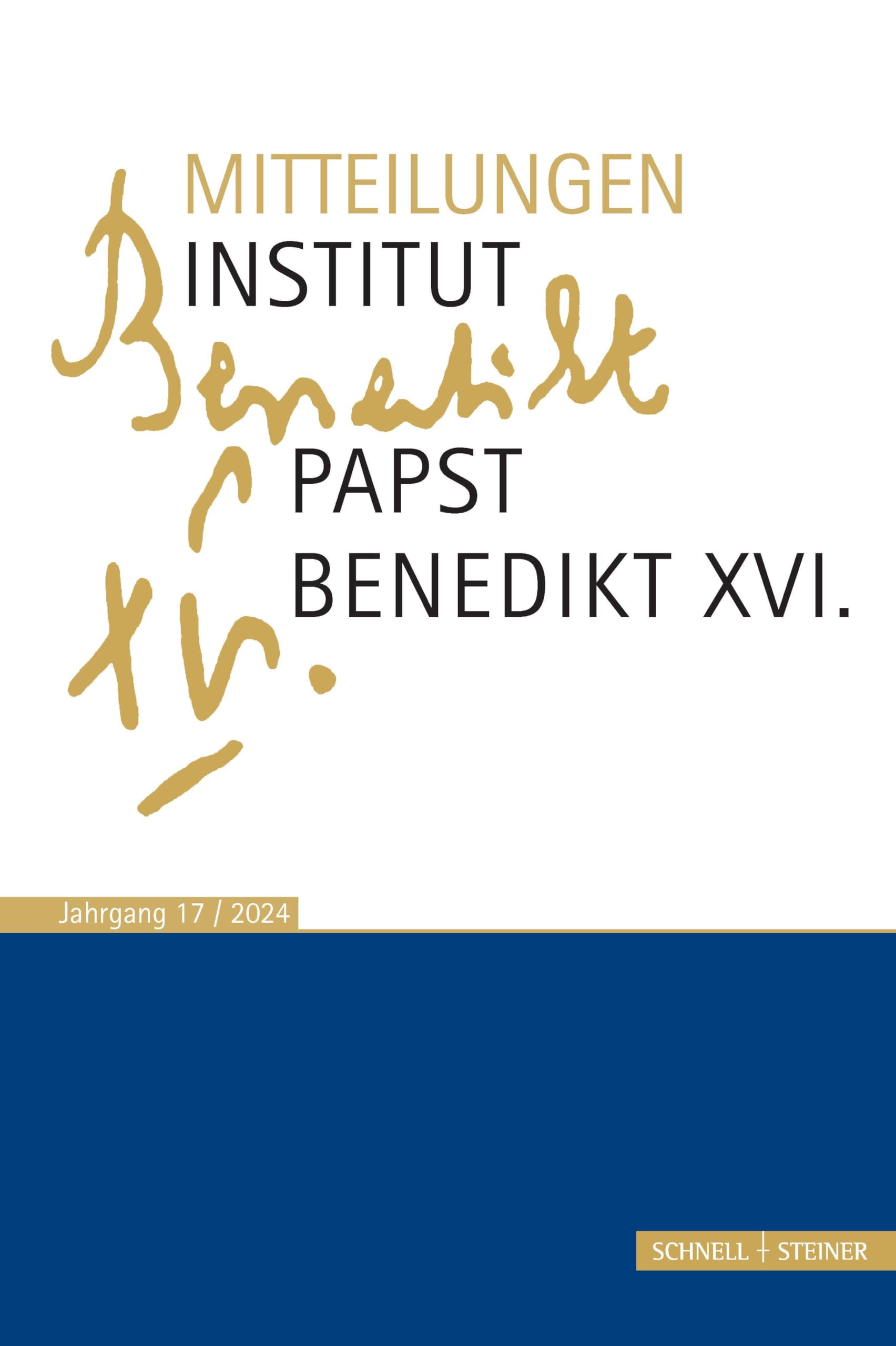 Mitteilungen Institut Papst Benedikt XVI. Architecture