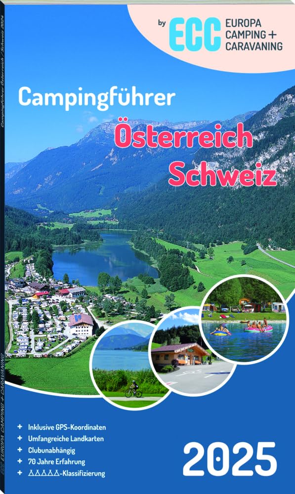 ECC Campingführer Österreich / Schweiz 2025 Leisure, Home & Garden