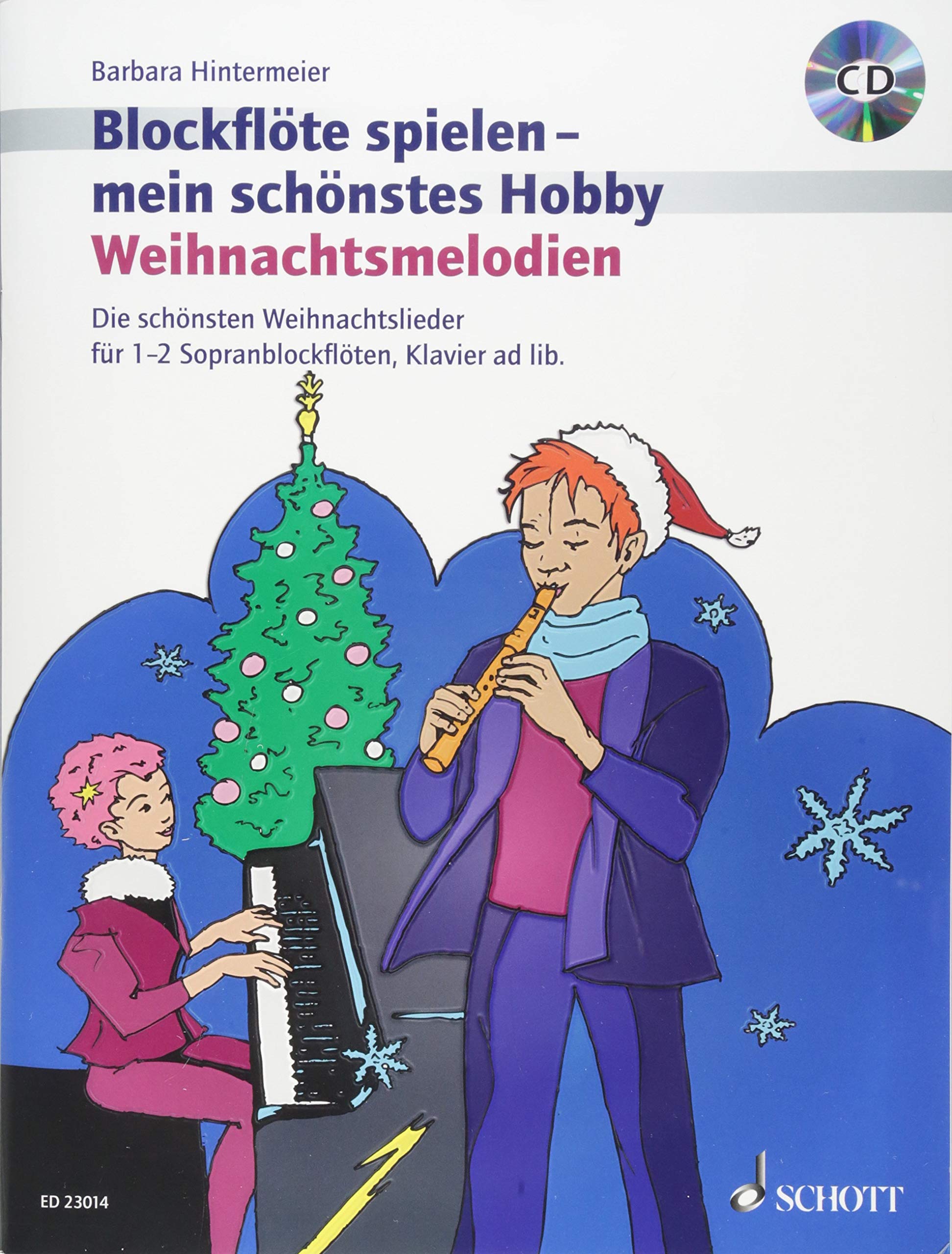 Weihnachtsmelodien: Die schönsten Weihnachtslieder. 1-2 Sopran-Blockflöten, Klavier ad lib.. (Blockflöte spielen - mein schönstes Hobby) Arts & Music
