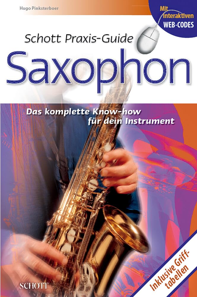 Schott praxis-guide saxophone livre sur la musique book