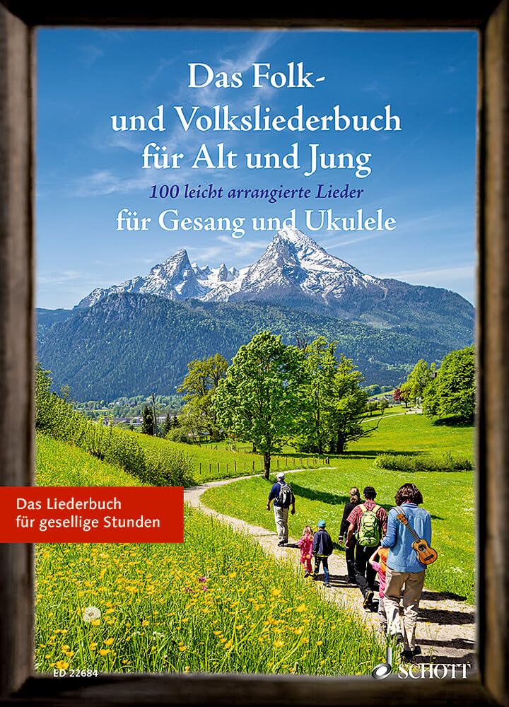 Das Folk- und Volksliederbuch für Alt und Jung. Gesang und Ukulele Liederbuch Pop culture